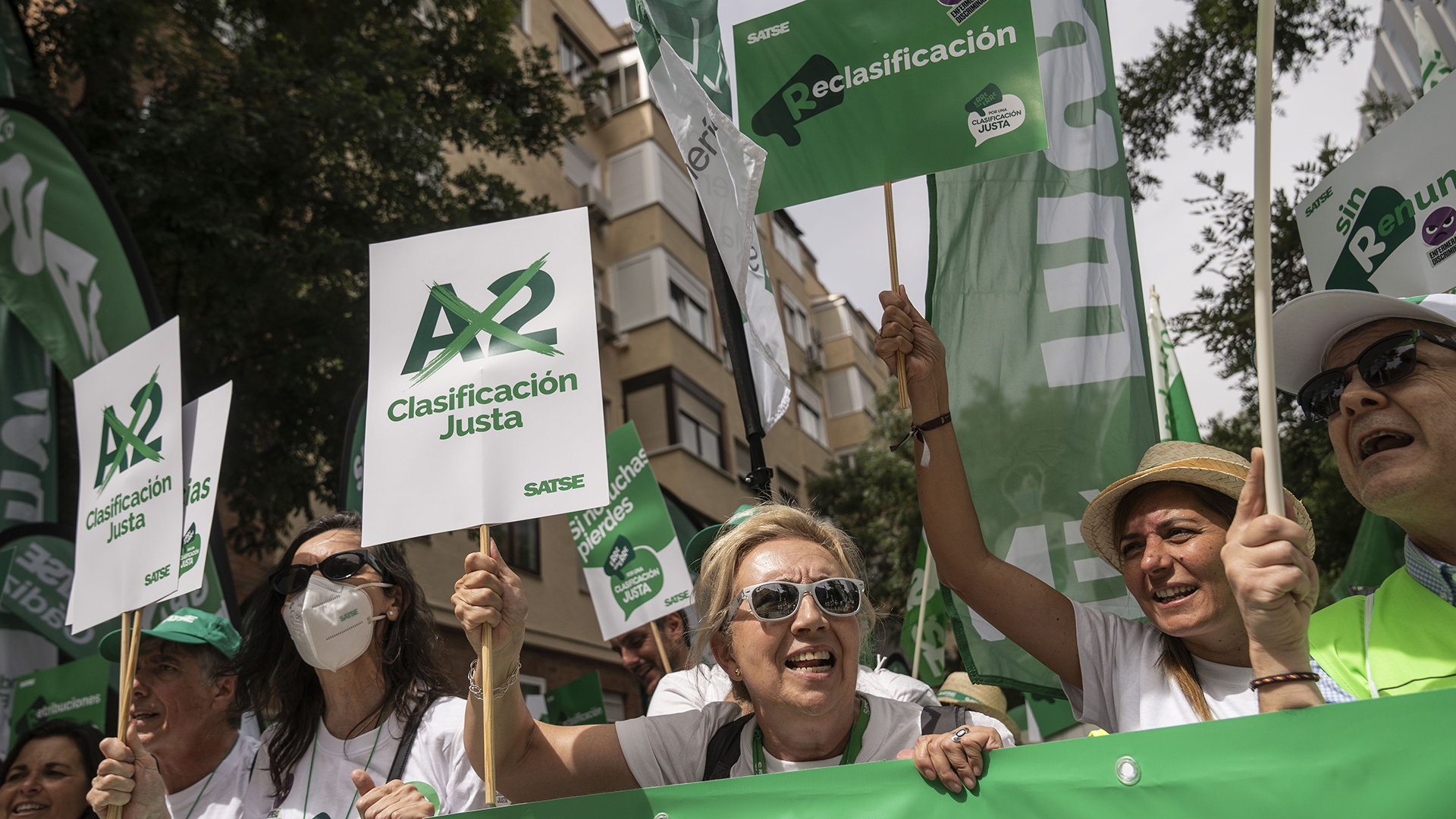 Manifestación de SATSE por una clasificación profesional justa